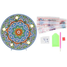 Afbeelding in Gallery-weergave laden, LED Licht Diamond Painting Blauwe Mandala