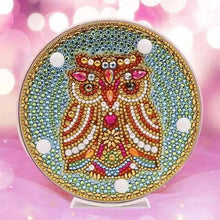 Afbeelding in Gallery-weergave laden, LED-lamp Diamond Painting Slaperige Uil