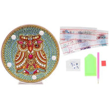 Afbeelding in Gallery-weergave laden, LED Lamp Diamond Painting Slaperige Uil