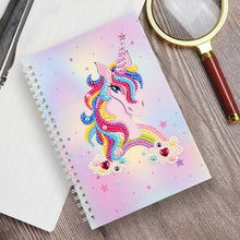 Afbeelding in Gallery-weergave laden, Diamond Painting Boek Roze Eenhoorn