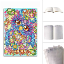 Afbeelding in Gallery-weergave laden, Diamond Painting Notitieboek Uil