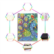 Afbeelding in Gallery-weergave laden, Diamond Painting Notitieboek Pauw