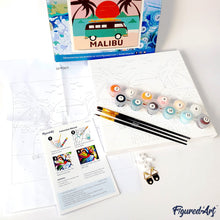 Afbeelding in Gallery-weergave laden, Mini Schilderen op Nummer met Frame - Vos met blauwe lucht