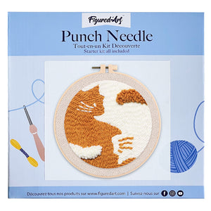Punch Needle pakket Katten
