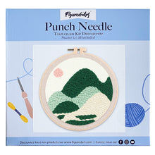 Afbeelding in Gallery-weergave laden, Punch Needle pakket Groene bergen
