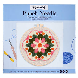 Punch Needle pakket Bloemkroon