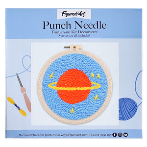 Punch Needle pakket Saturnus