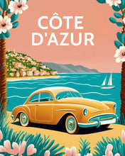 Afbeelding in Gallery-weergave laden, Diamond Painting - Reisposter Côte d'Azur