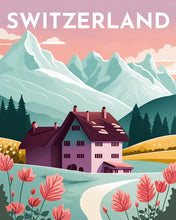 Afbeelding in Gallery-weergave laden, Diamond Painting - Reisposter Luzern