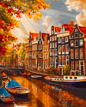 Afbeelding in Gallery-weergave laden, Diamond Painting - Zonneschijn in Amsterdam