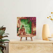 Afbeelding in Gallery-weergave laden, Mini Diamond Painting 25x25 cm - Bloemrijke ingang
