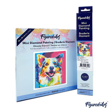 Afbeelding in Gallery-weergave laden, Mini Diamond Painting 25x25 cm - Honden Abstracte Pop-Art