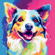Afbeelding in Gallery-weergave laden, Mini Diamond Painting 25x25 cm - Honden Abstracte Pop-Art