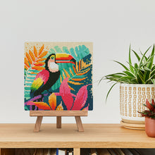 Afbeelding in Gallery-weergave laden, Mini Diamond Painting 25x25 cm - Tropische Toekan