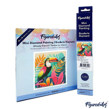 Afbeelding in Gallery-weergave laden, Mini Diamond Painting 25x25 cm - Tropische Toekan