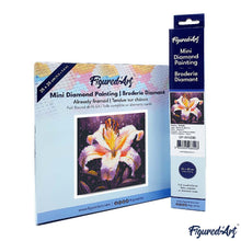 Afbeelding in Gallery-weergave laden, Mini Diamond Painting 25x25 cm - Lelie Bloesem
