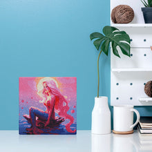 Afbeelding in Gallery-weergave laden, Mini Diamond Painting 25x25 cm - Roze Zeemeermin