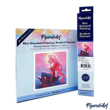 Afbeelding in Gallery-weergave laden, Mini Diamond Painting 25x25 cm - Roze Zeemeermin