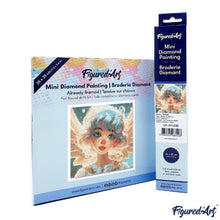 Afbeelding in Gallery-weergave laden, Mini Diamond Painting 25x25 cm - Lief Klein Engeltje