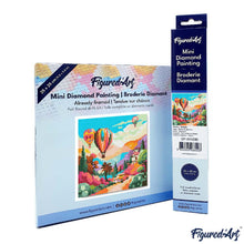 Afbeelding in Gallery-weergave laden, Mini Diamond Painting 25x25 cm - Ballonnen boven de Vallei