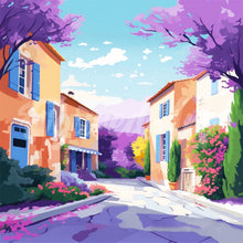 Afbeelding in Gallery-weergave laden, Mini Diamond Painting 25x25 cm - Lente in de Provence