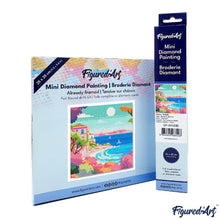 Afbeelding in Gallery-weergave laden, Mini Diamond Painting 25x25 cm - Kleurrijke Franse Riviera