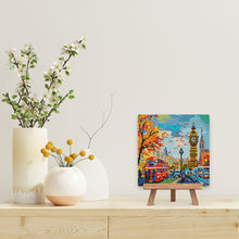Afbeelding in Gallery-weergave laden, Mini Diamond Painting 25x25 cm - Herfst in Londen Stad