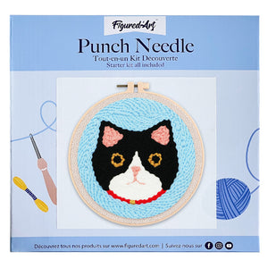 Punch Needle pakket Kattenhoofd