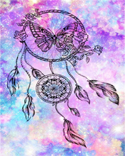 Afbeelding in Gallery-weergave laden, Diamond Painting - Ketting en vlinder