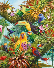 Afbeelding in Gallery-weergave laden, Diamond Painting - Toucan en andere vogels