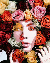 Afbeelding in Gallery-weergave laden, Kruissteek borduren - Gezicht van rozen
