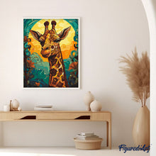 Afbeelding in Gallery-weergave laden, Schilderen op Nummer - Giraffe Art Deco