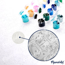 Afbeelding in Gallery-weergave laden, Schilderen op Nummer - Oude fles en bloemen