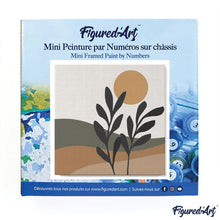 Afbeelding in Gallery-weergave laden, Mini Schilderen op Nummer met Frame - Landschap en planten
