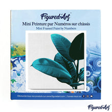 Afbeelding in Gallery-weergave laden, Mini Schilderen op Nummer met Frame - Rubberplant