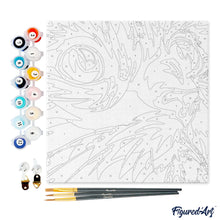 Afbeelding in Gallery-weergave laden, Mini Schilderen op Nummer met Frame - Katachtige Pop Art