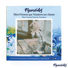 Afbeelding in Gallery-weergave laden, Mini Schilderen op Nummer met Frame - Witte bloem