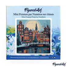 Afbeelding in Gallery-weergave laden, Mini Schilderen op Nummer met Frame - Kerst in Amsterdam