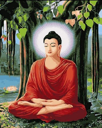 Schilderen op Nummer - Boeddha Meditatie