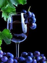 Afbeelding in Gallery-weergave laden, Diamond Painting - Tros druiven en wijn Diamond Painting Keuken, keuken