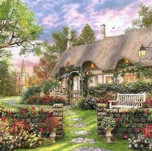 Afbeelding in Gallery-weergave laden, Diamond Painting - Plattelandshuis Diamond Painting Landschappen, landschappen