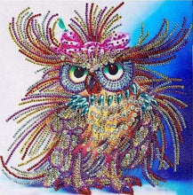 Afbeelding in Gallery-weergave laden, Diamond Painting - Mode Uil dieren, Diamond Painting Dieren, uilen