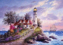 Afbeelding in Gallery-weergave laden, Diamond Painting - Vuurtoren op het schiereiland Diamond Painting Landschappen, landschappen
