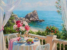 Afbeelding in Gallery-weergave laden, Diamond Painting - Zeezicht Diamond Painting Bloemen, Diamond Painting Landschappen, bloemen, landschappen