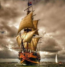 Afbeelding in Gallery-weergave laden, Diamond Painting - Schip Diamond Painting Schepen, schepen