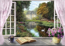 Afbeelding in Gallery-weergave laden, Diamond Painting - Uitzicht op het kasteel kastelen, Diamond Painting Landschappen, landschappen