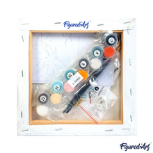 Afbeelding in Gallery-weergave laden, Mini Schilderen op Nummer met Frame - Modieuze aap met bloemen