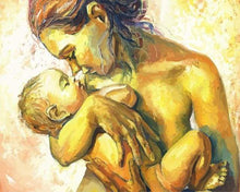 Afbeelding in Gallery-weergave laden, Schilderen op Nummer - Naakte moeder en kind