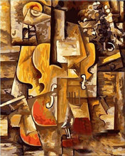 Afbeelding in Gallery-weergave laden, Schilderen op Nummer - Picasso viool en druiven
