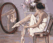 Afbeelding in Gallery-weergave laden, Schilderen op Nummer - Ballerinaschoenen voorbereiden